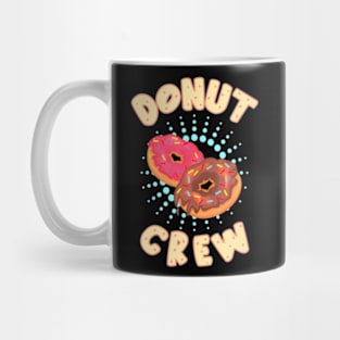 Donut Crew Birthday Party Doughnut Squad Kids Back to School Mug